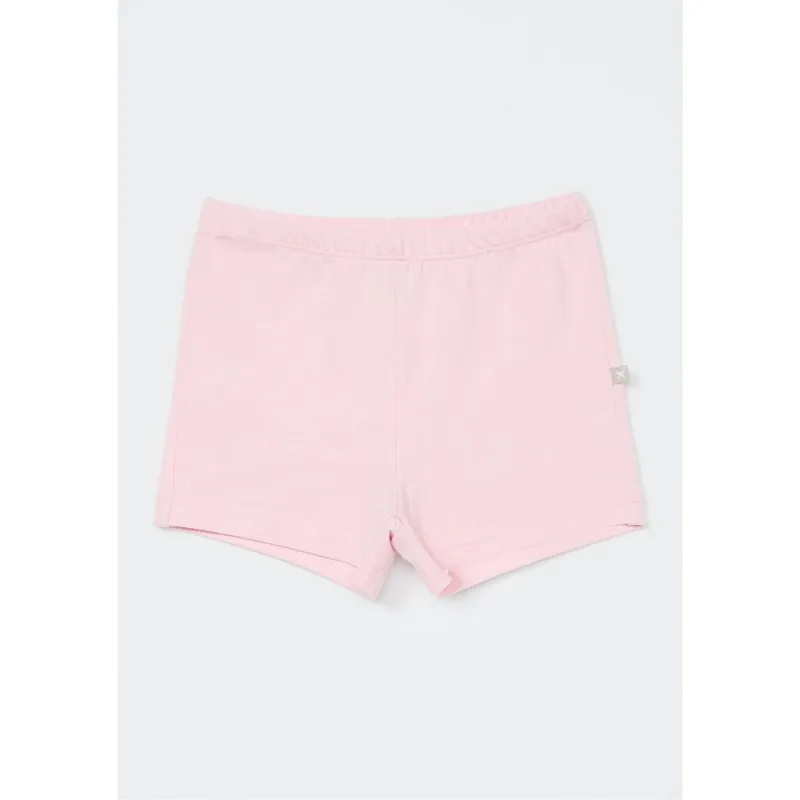 Shorts Curto Básico Infantil Menina - Rosa 006