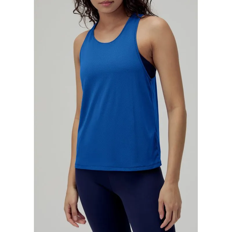 Regata Esportiva Feminina Texturizada Easy Care - Azul P