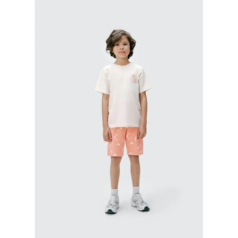 Conjunto Curto Infantil Menino Regular - Laranja 010