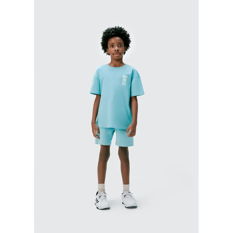 Conjunto Curto Infantil Menino Regular - Azul 014