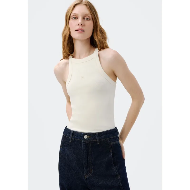 Regata Feminina Hit Com Bordado - Creme XG
