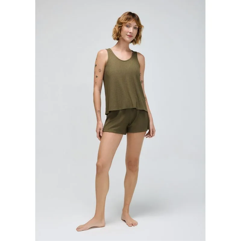 Pijama Curto Feminino Texturizado - Verde XG