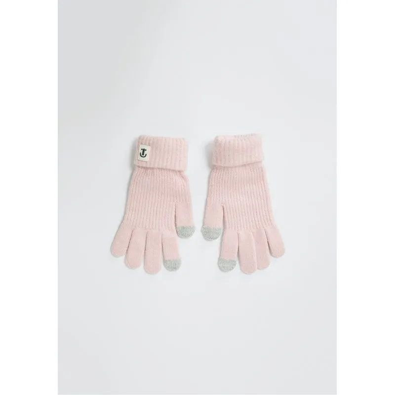 Luva Infantil Unissex Em Tricô - Rosa G