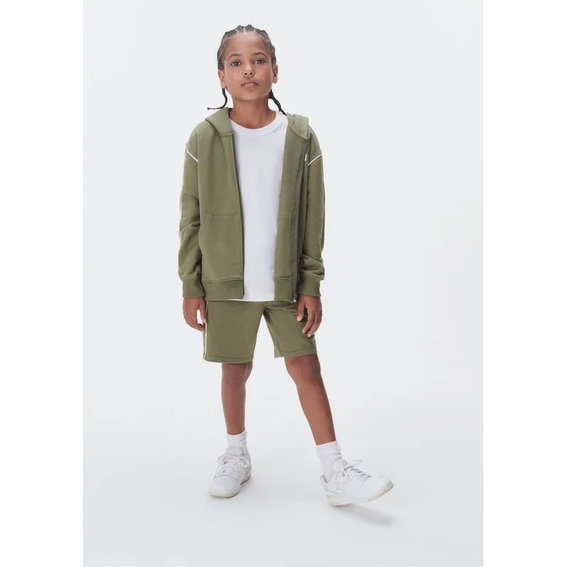 Jaqueta De Moletom Com Capuz Infantil Menino - Verde 014