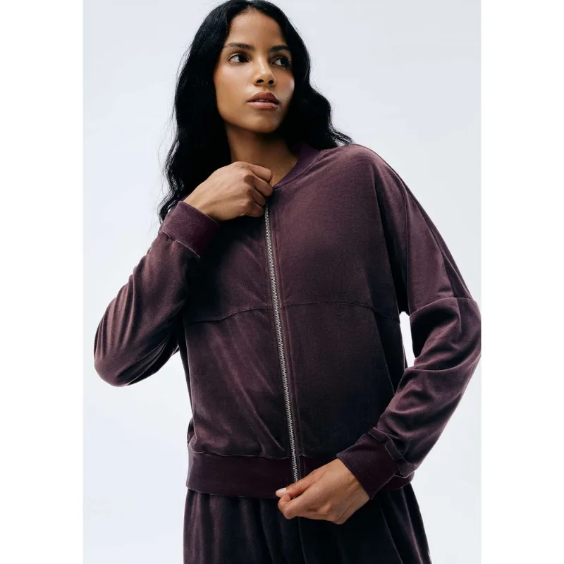 Jaqueta Feminina Em Plush - Vinho XP