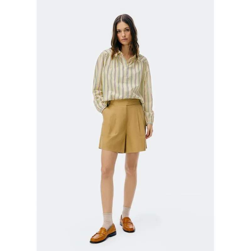 Shorts Feminino Evasê - Caqui 042