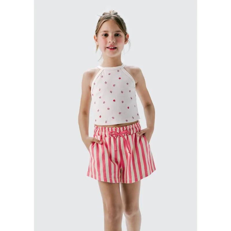 Regata Infantil Menina Em Ribana - Off white 008