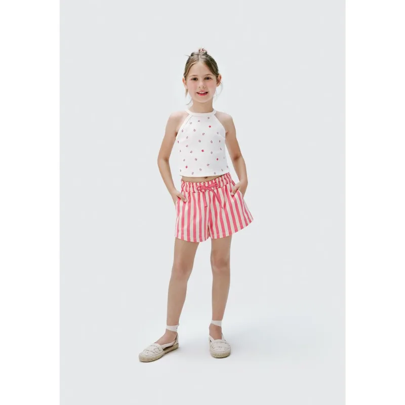 Shorts Infantil Menina Clochard - Rosa 010