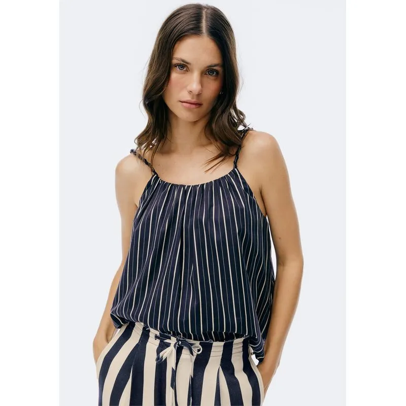 Regata Feminina Fio Tinto - Azul XP