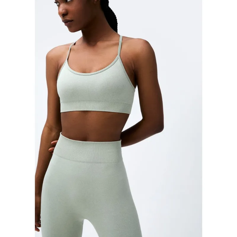 Top Esportivo Rajado Alças Finas - Verde XG