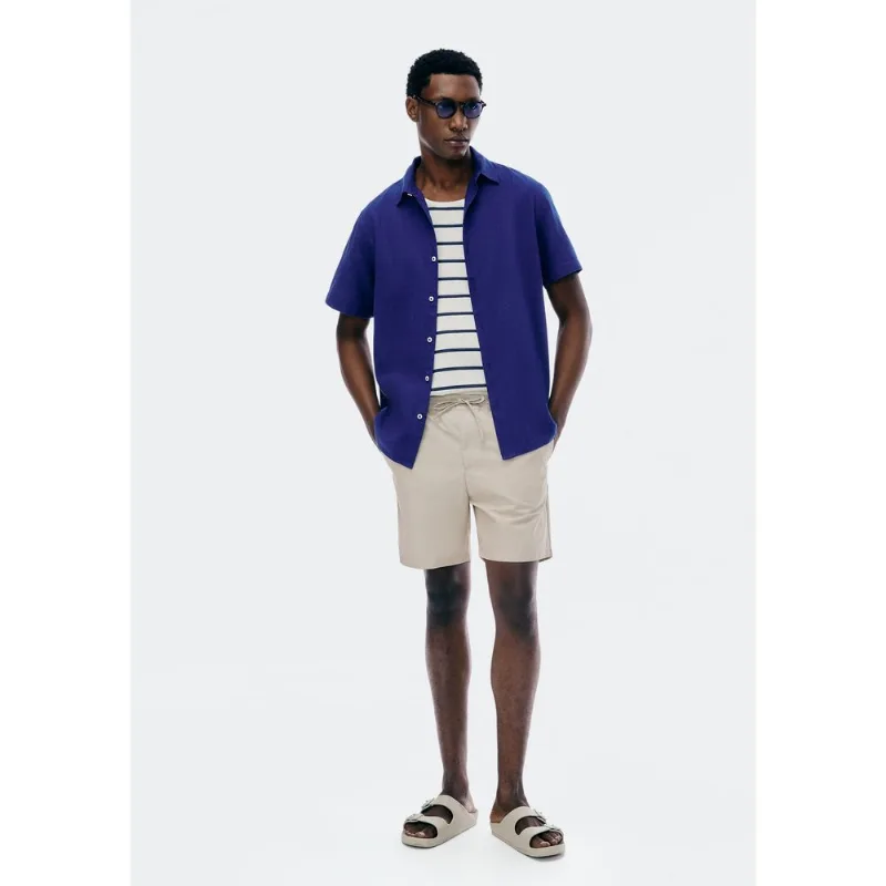 Shorts Masculino Com Amarração - Bege 044