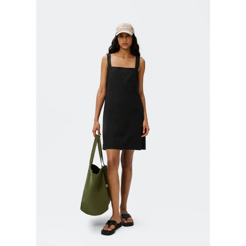 Vestido Curto Decote Quadrado - Preto XP