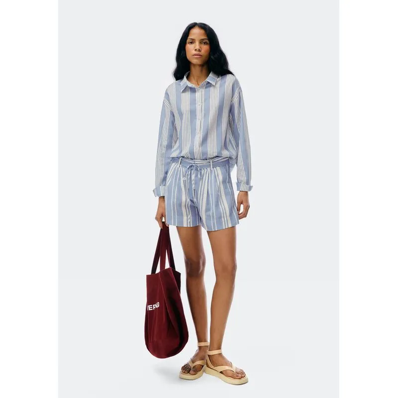 Shorts Feminino Fio Tinto - Azul 038