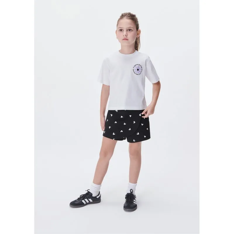 Conjunto Curto Infantil Menina - Preto 014