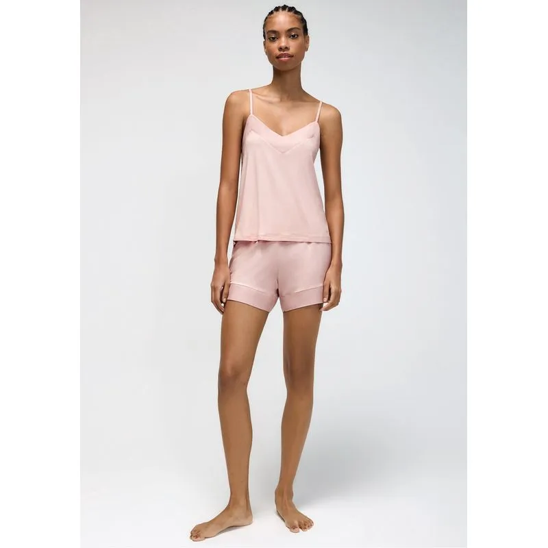 Pijama Feminino Curto Em Viscose - Rosa G