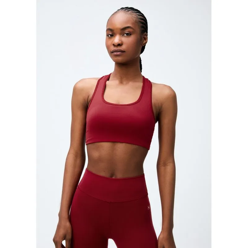 Top Esportivo Feminino Nadador - Vermelho P