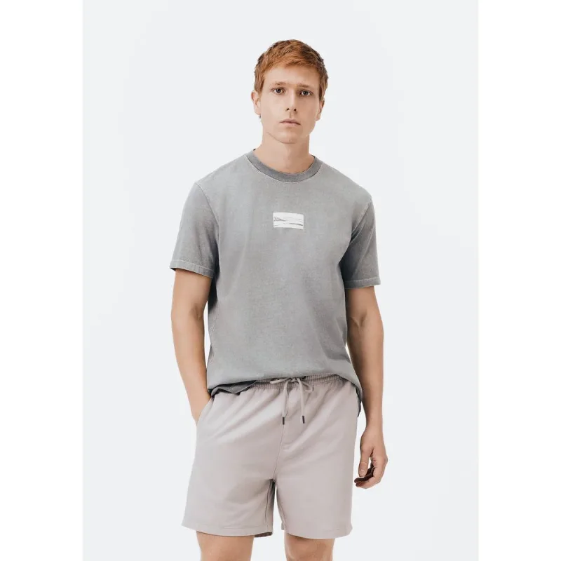 Shorts Masculino De Sarja - Cinza G