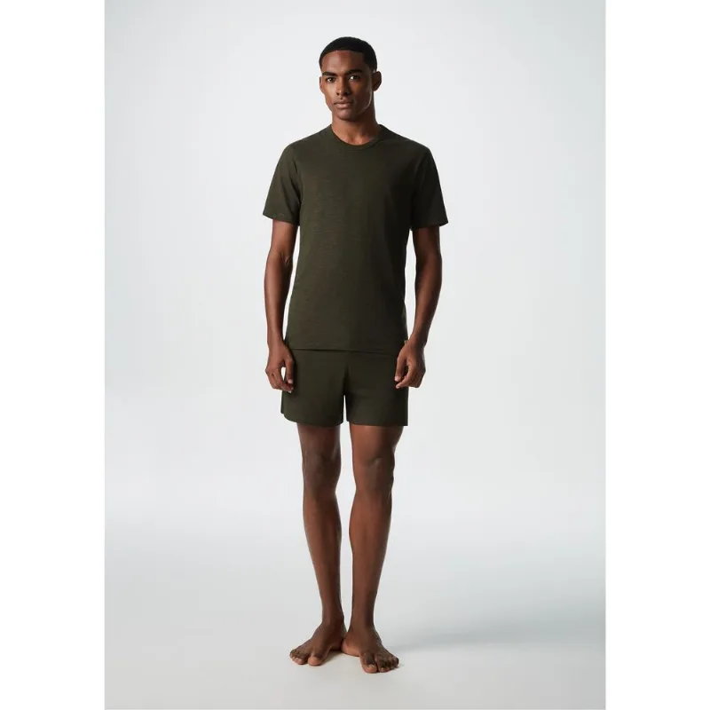 Pijama Curto Masculino Em Malha Flamê - Verde P