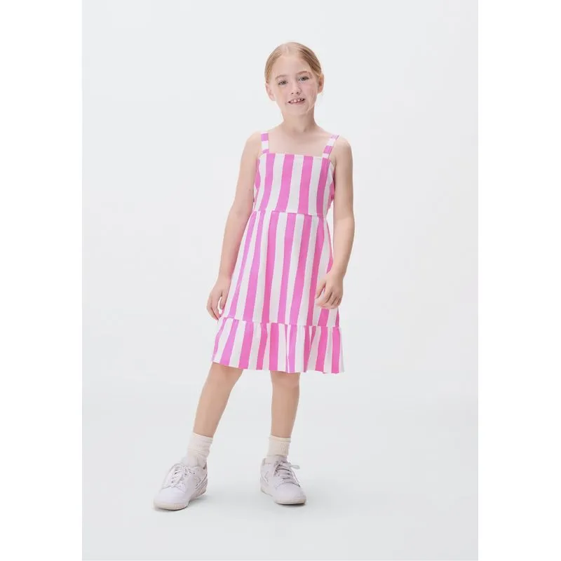 Vestido Curto Infantil Estampado - Rosa 008