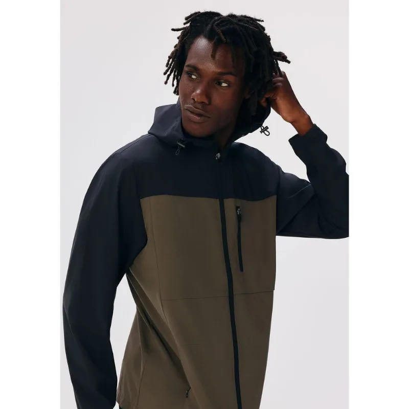 Jaqueta Masculina Corta Vento Bicolor - Marrom G