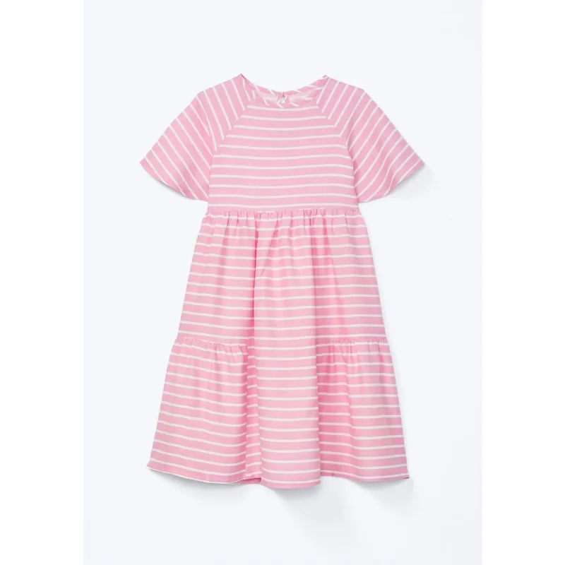Vestido Infantil Menina Estampado - Rosa 010