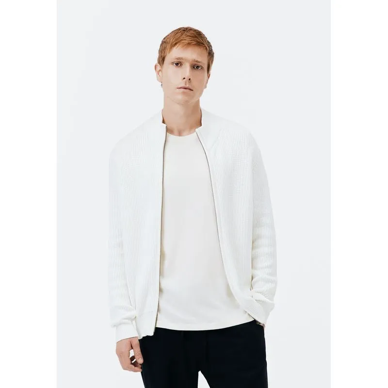 Jaqueta Masculina em Tricô - Off white XG