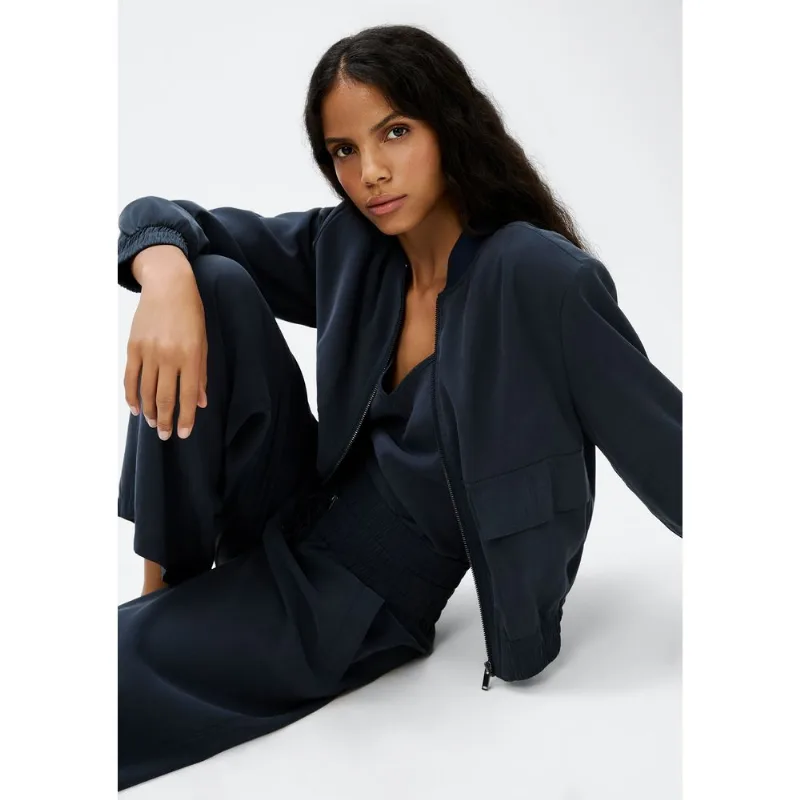 Jaqueta Feminina Bomber - Azul P