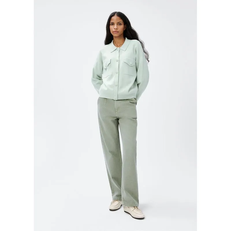 Cardigan Feminino Em Tricô - Verde XG