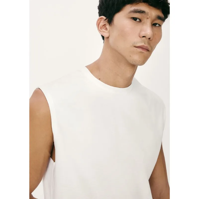 Regata Masculina Comfort Alças Largas Super Cotton - Off white G