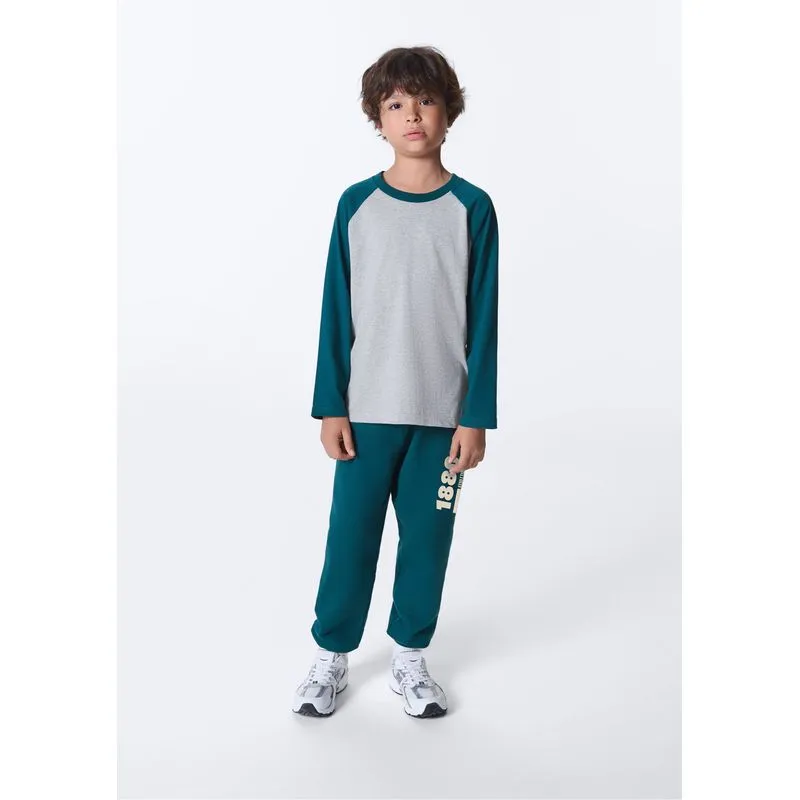 Conjunto Infantil Menino Moletinho Jogger - Verde 008