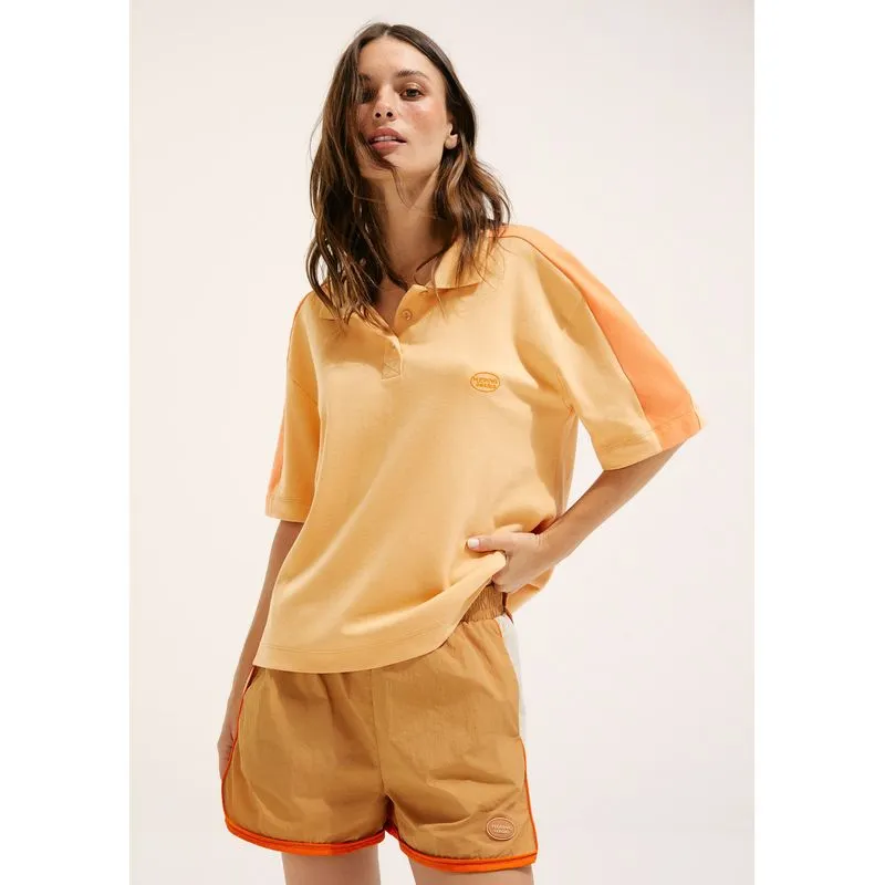 Camisa Polo Com Bordado Hering + Cosmo - Laranja XG