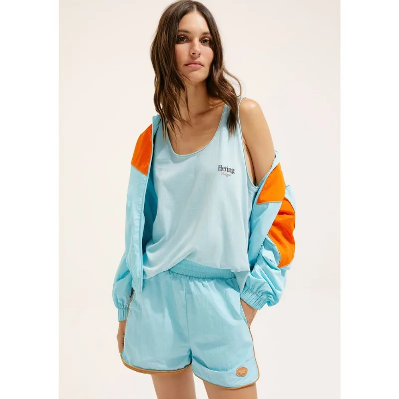 Regata Alongada Com Estampa Hering + Cosmo - Azul G