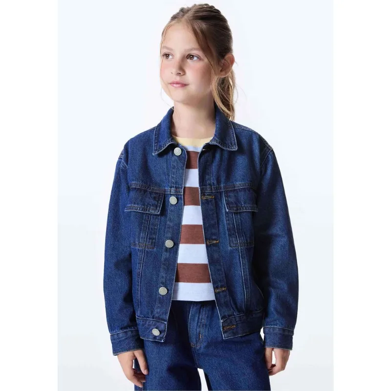 Jaqueta Infantil Oversized Jeans - Azul 008