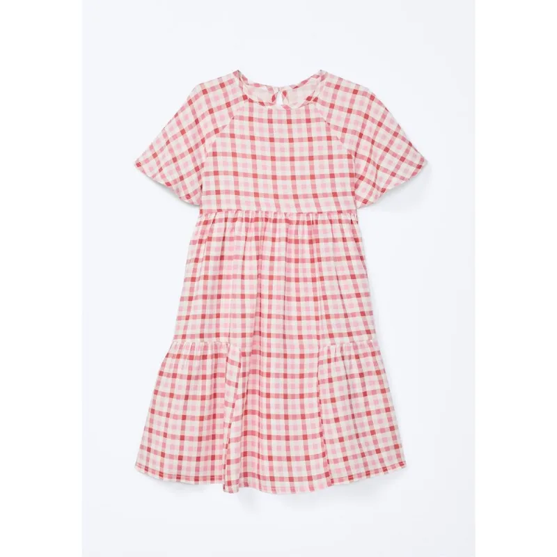 Vestido Infantil Menina Estampado - Vermelho 014