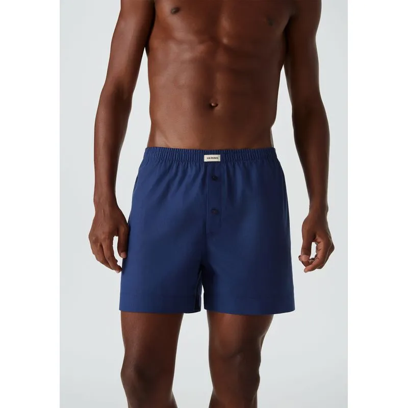 Cueca Samba Canção Em Tricoline - Azul M