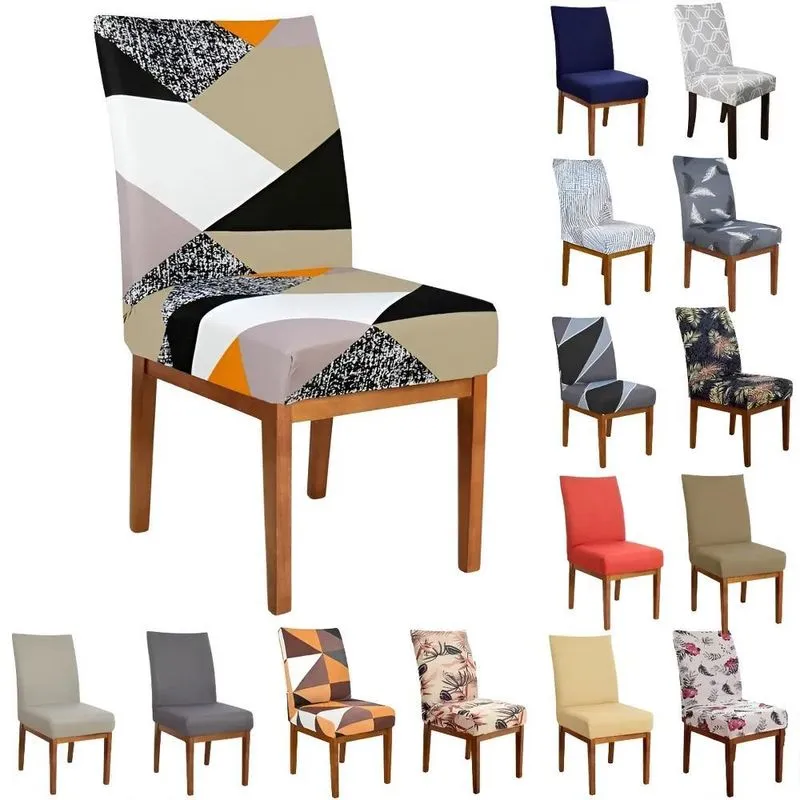 Kit Capa De Cadeira Jantar Elástico 6 Lugares Pronta Cor Sue