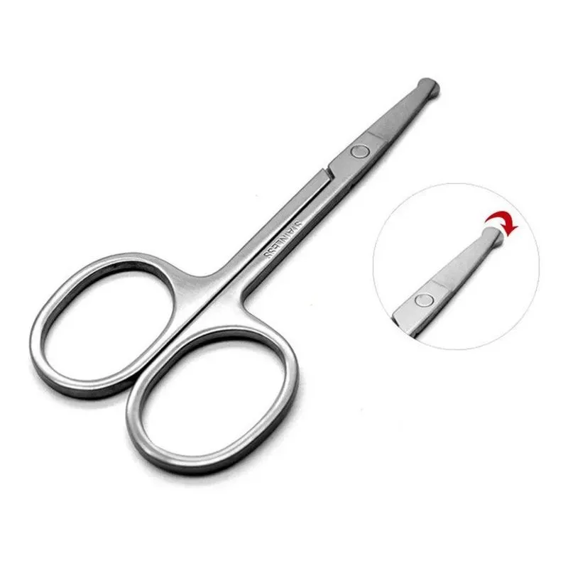 Tesoura Profissional Sobrancelhas, Nariz, Ouvido, Bigode