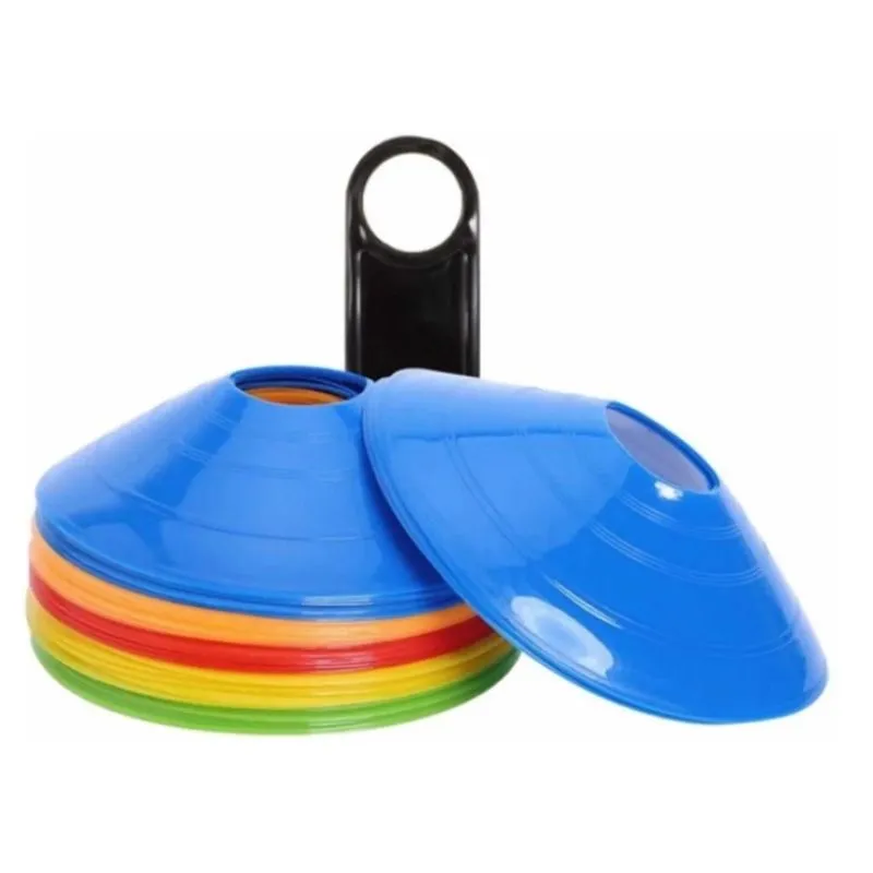 Kit 50 Half Cone Para Treinamento Fisico De Volei
