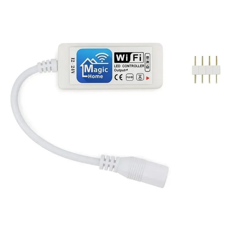 10x Controlador Para Fita Led Wifi Compatível Com Alexa E G