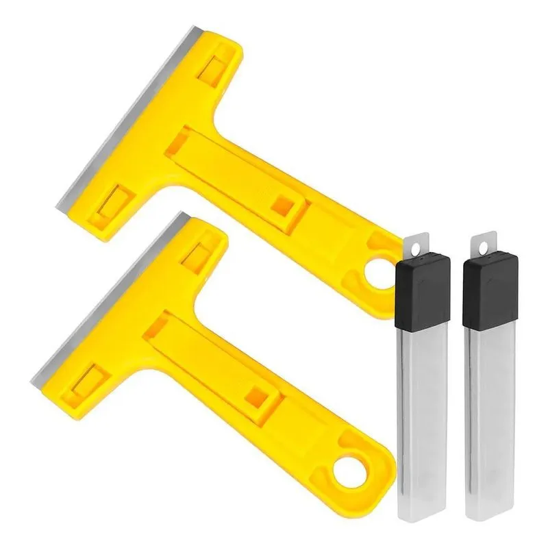 2x Kit 2 Estilete Raspador Insulfilm Vidro Adesivo Cola Espa