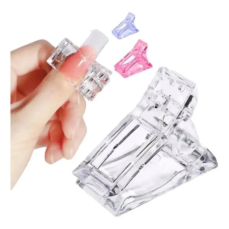 2x 5 Presilhas Para Molde F1 Polygel Nail Art Unhas Designer