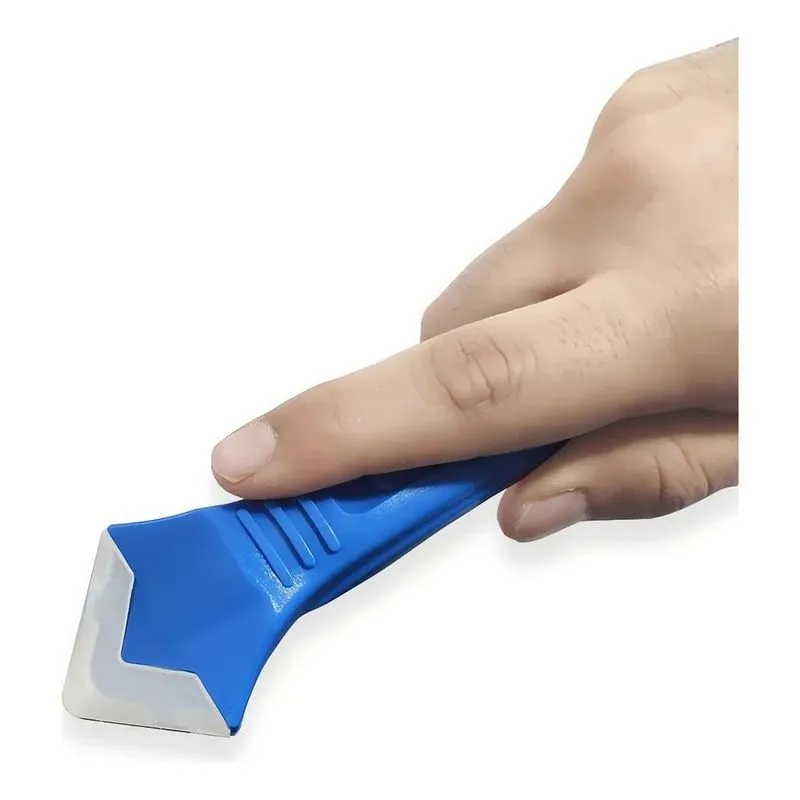 2x Espátula Para Aplicação De Silicone E Rejunte Plástico Fl