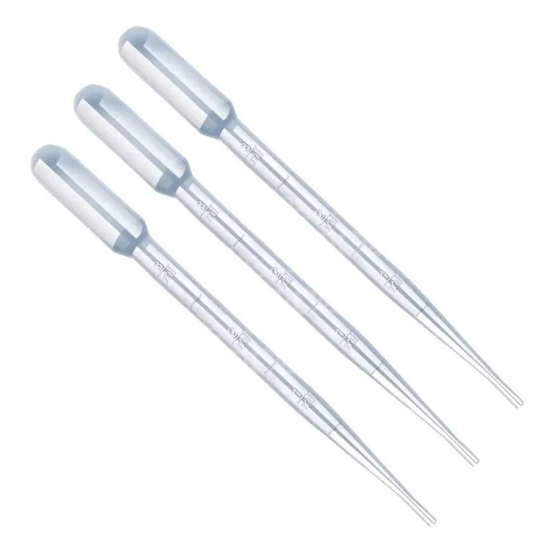 3x 12 Contador De Gotas Pasteur Descartável Limpeza Cílios 3