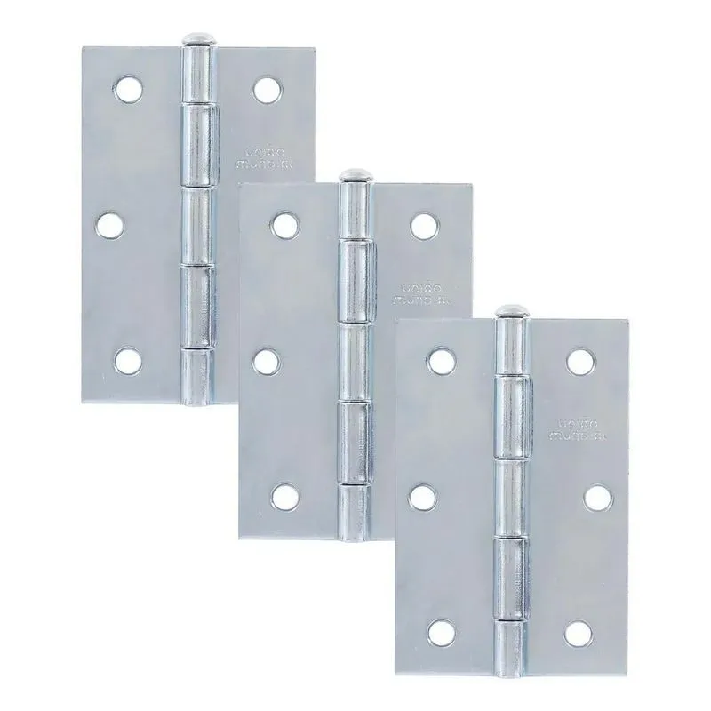 Dobradiça Porta Janela Madeira Kit Completo Residencia 3 Pcs