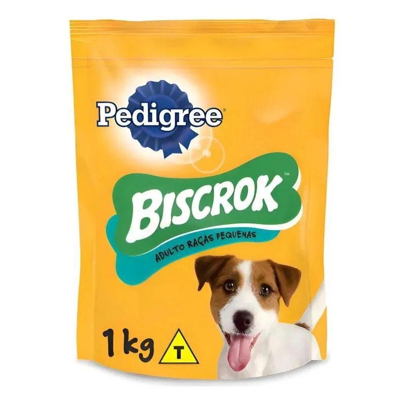 Petisco Para Cães Adultos Raças Pequenas Leite Pedigree Bisc