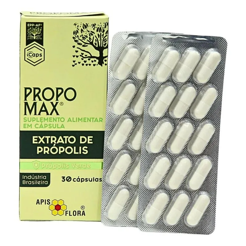 10x Extrato Própolis Verde Propomax 30 Capsulas Apis Flora