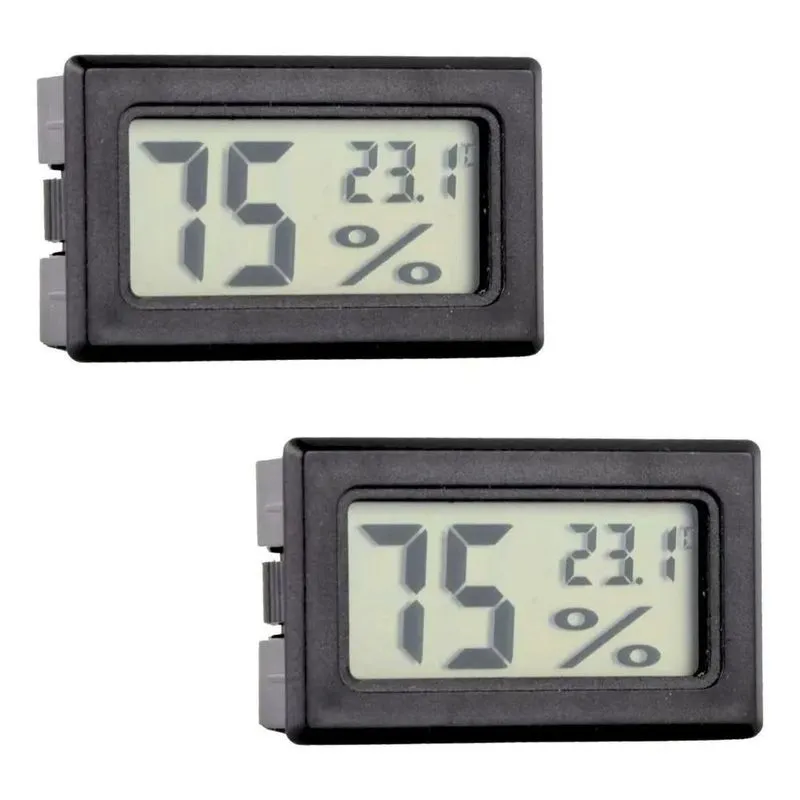 10x Kit 2 Termo-higrômetro Digital Higrômetro Chocadeira