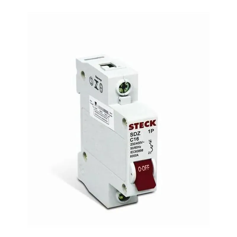 Disjuntor Mini Din Unipolar 20a Curva C Sdd61c20 Steck