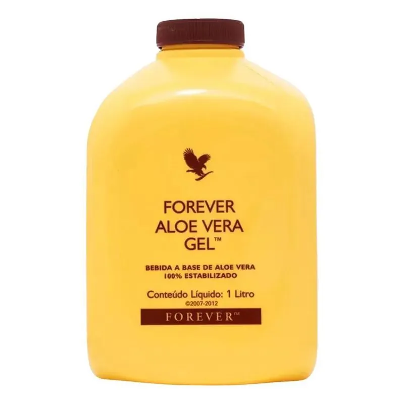 5x Suco Aloe Vera Gel Babosa - Forever - 1 Litro