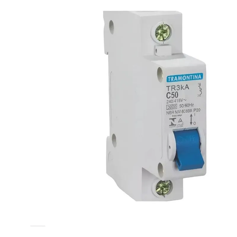 Disjuntor Unipolar 1 Polo 10a/16a/20a/25a/30a/40a/50a/6 50a